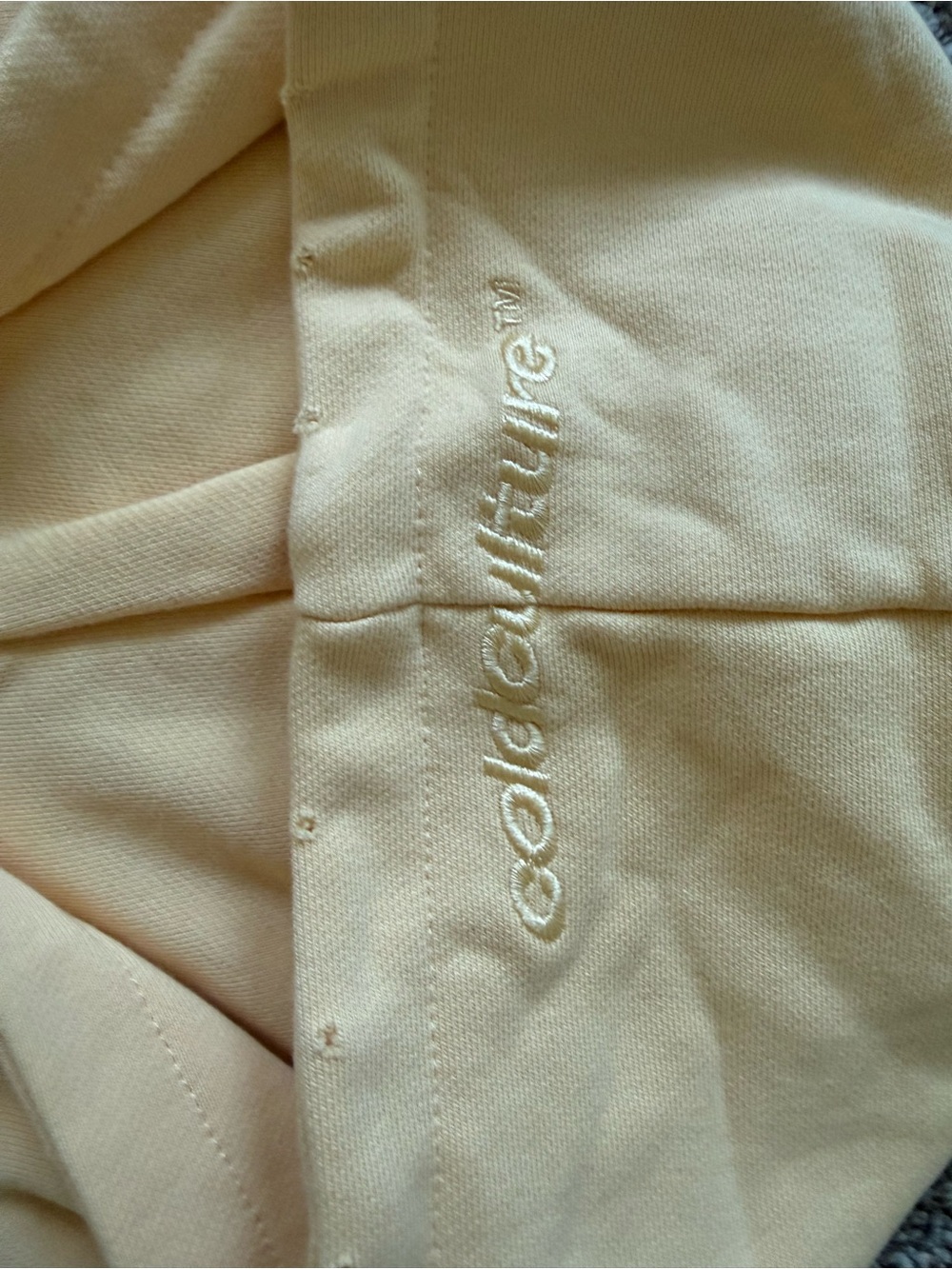 Cold culture hoodie yellow Star Embroidered size xs - Picture 2 of 6